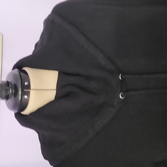 Jones New York Signature Cowel Neck Black Sweater - Picture 2 of 14